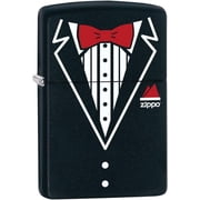 Zippo Lighter- Tuxedo Suits Black Matte Windproof Lighter #Z5053
