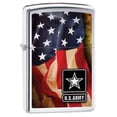 thumbnail image 1 of Zippo Lighter - US Army Flag, 1 of 2