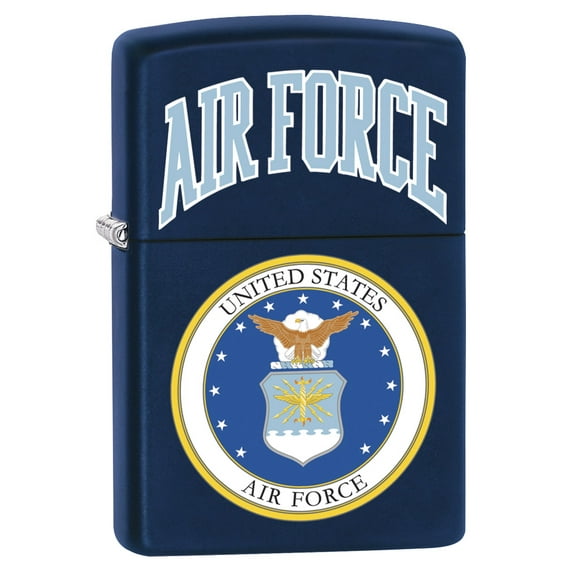 Zippo Lighter: USAF Air Force Logo - Navy Matte 79434
