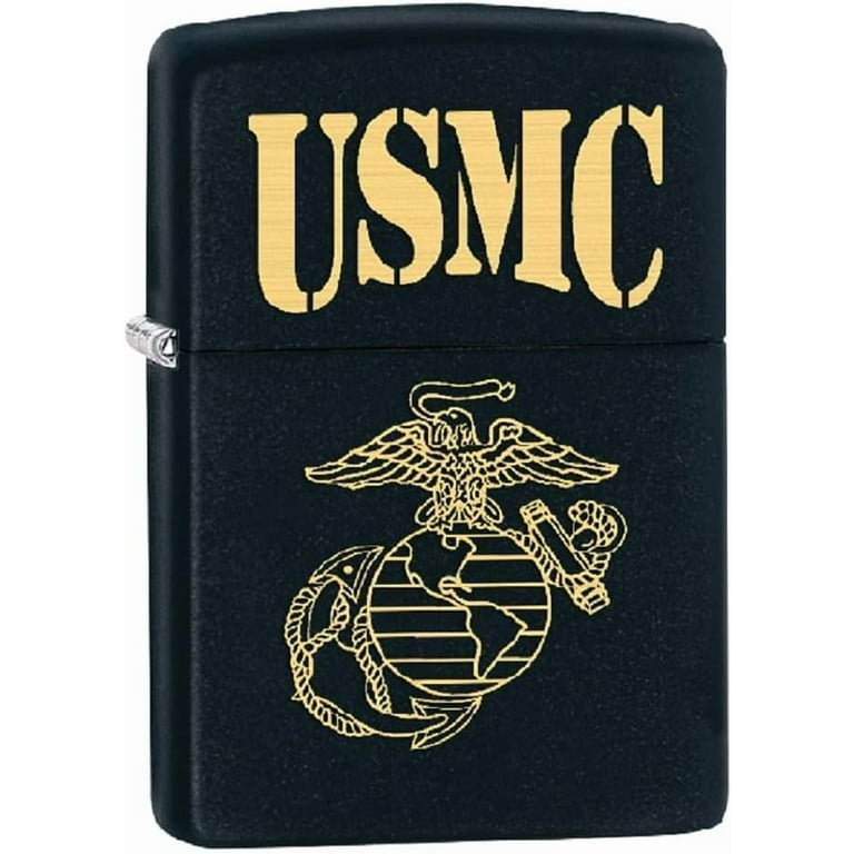 Zippo Lighter - USMC U.S. Marine Corps. Windproof Lighter (USMC
