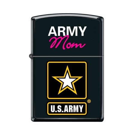 Zippo Lighter- United States Army Mom Black Matte Windproof Lighter #Z5071