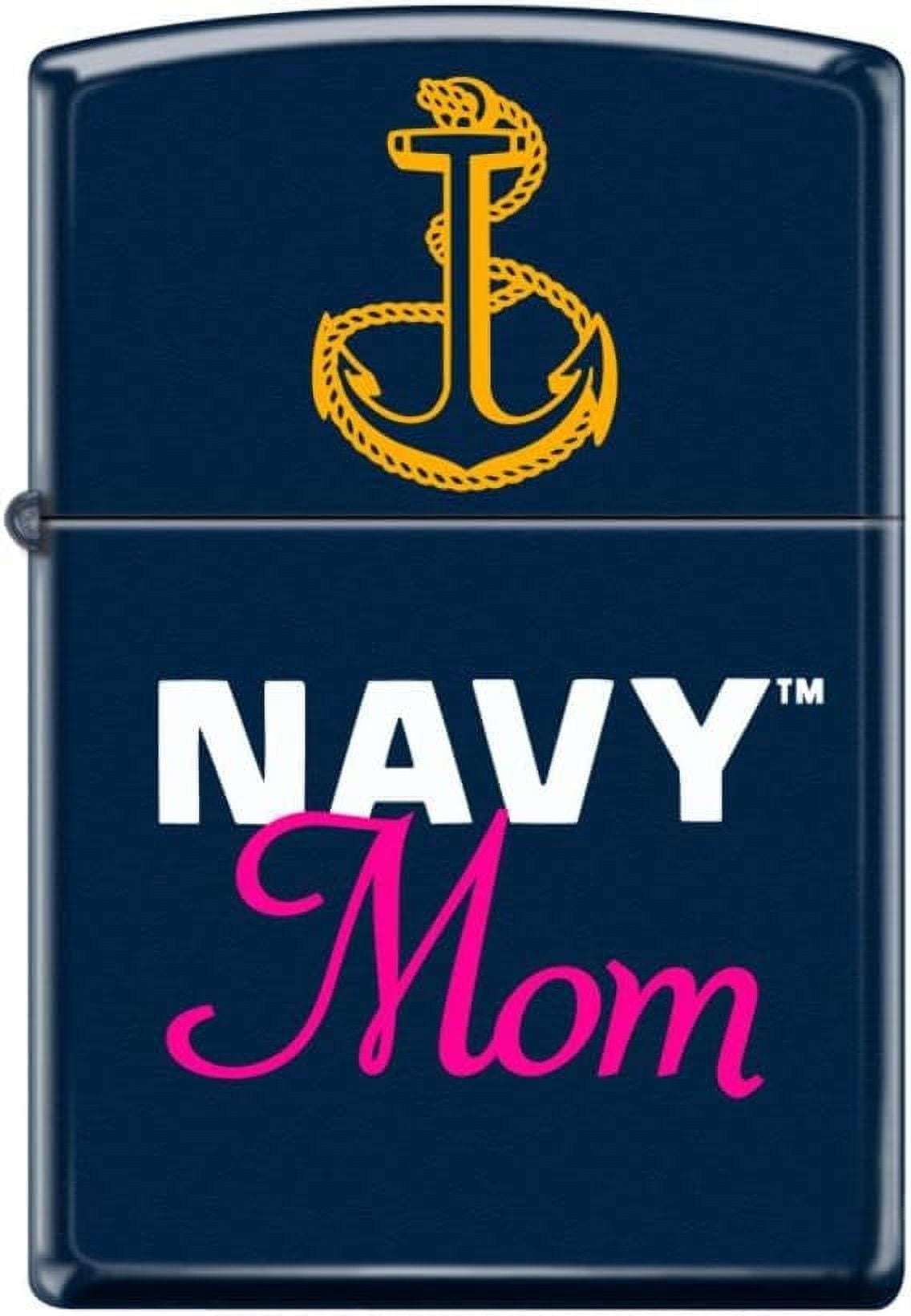Zippo Lighter- United States Navy USN Mom Navy Matte Windproof Lighter #Z5075