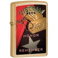 thumbnail image 1 of Zippo Lighter Vietnam Veterans Honor and Remember Brushed Brass Military, 1 of 2