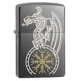 thumbnail image 1 of Zippo Lighter: Viking Dragon - Black Ice 80625, 1 of 2