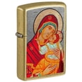 thumbnail image 1 of Zippo Lighter: Virgin Mary with Child - Street Brass 81747, 1 of 1