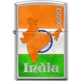thumbnail image 1 of Zippo Lighter- World Country Map Flag Windproof Lighter (India Z5535), 1 of 6