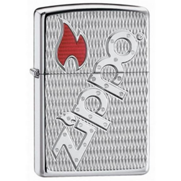 Zippo Lighter - Zippo Bolted High Polish Chrome Armor
