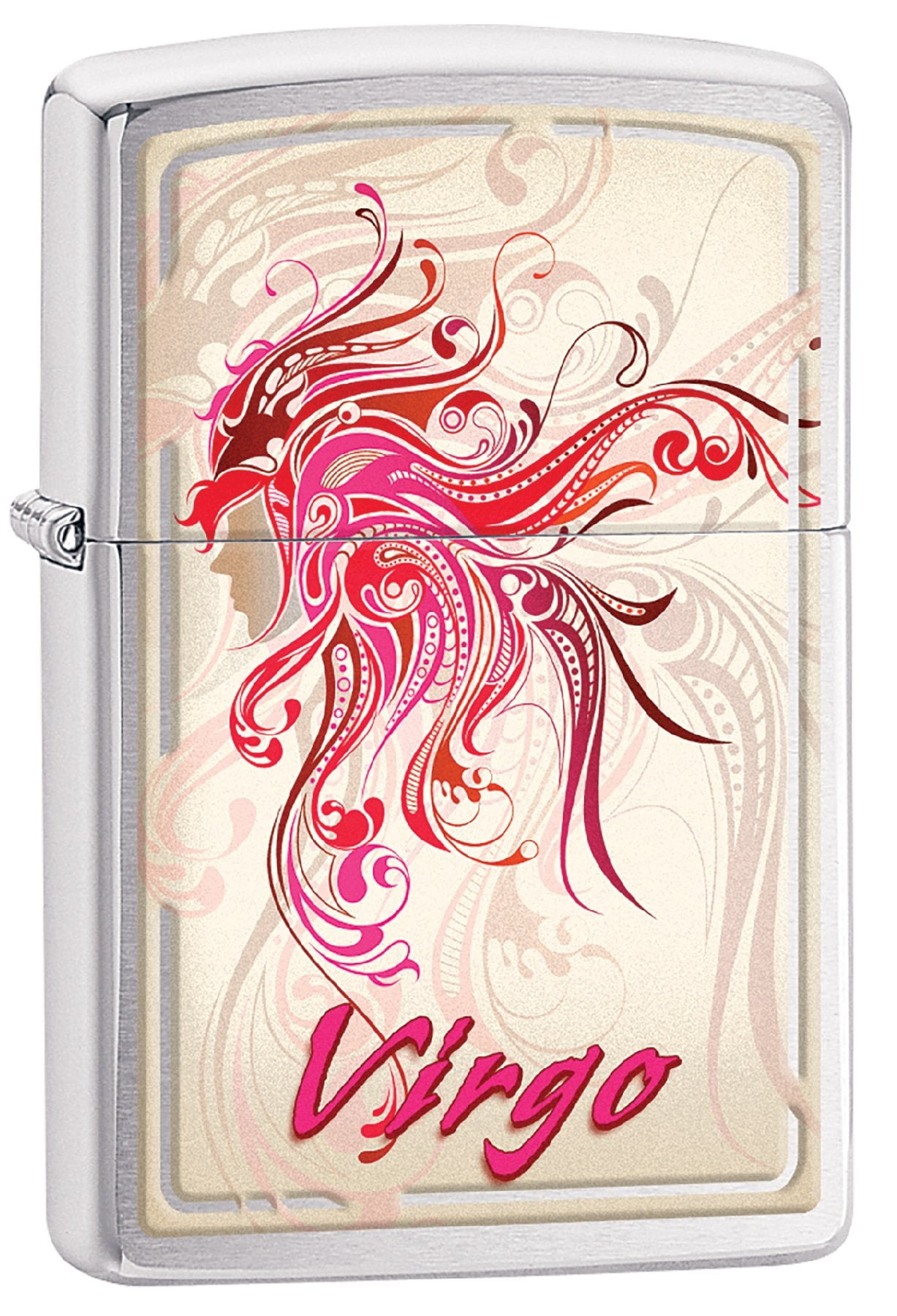 Zippo Lighter Zodiac Astrological Sign Personalized Customize Message Engraving on Backside (Virgo)