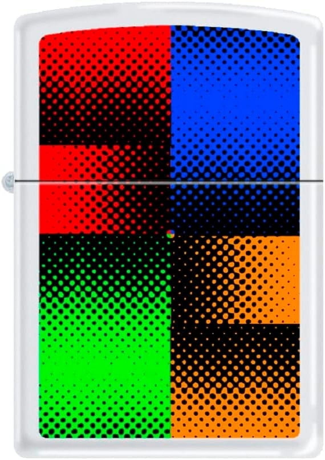Zippo Lighter -for Barrett Smythe Half Tones Optical Illusion Pop Art #Z5328