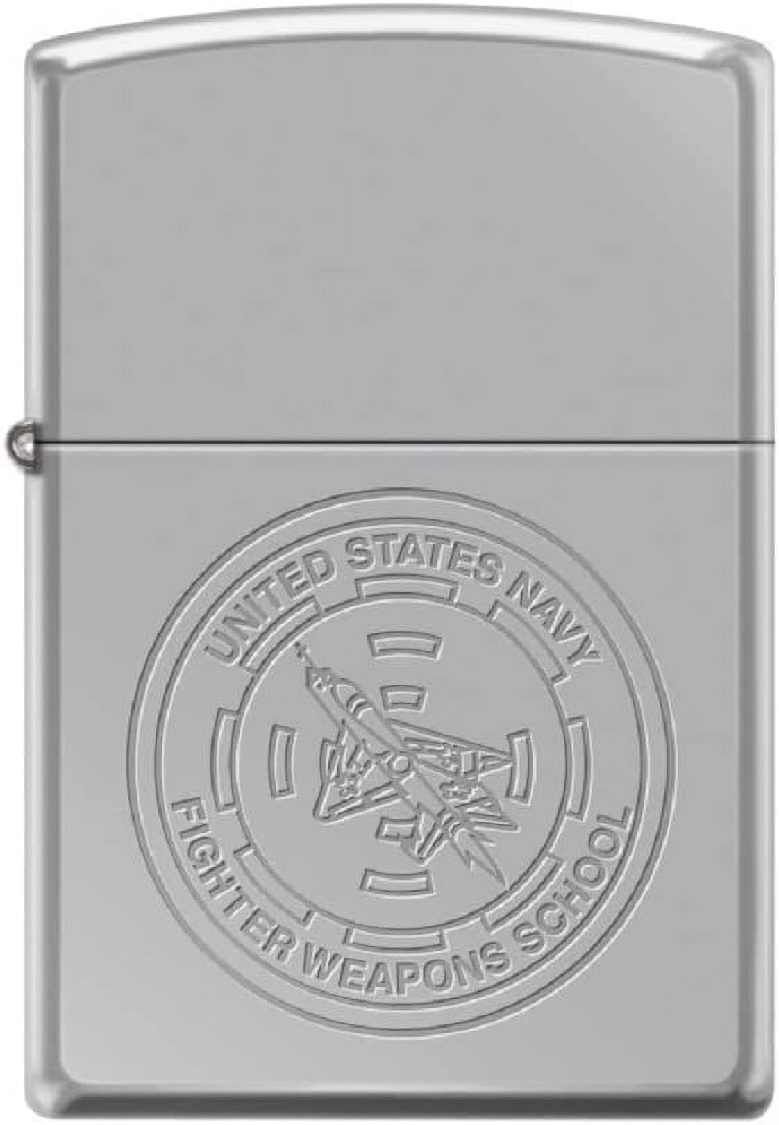 Zippo Lighter - for US Navy Top Gun Fighters Weapons School High Polish #Z5546