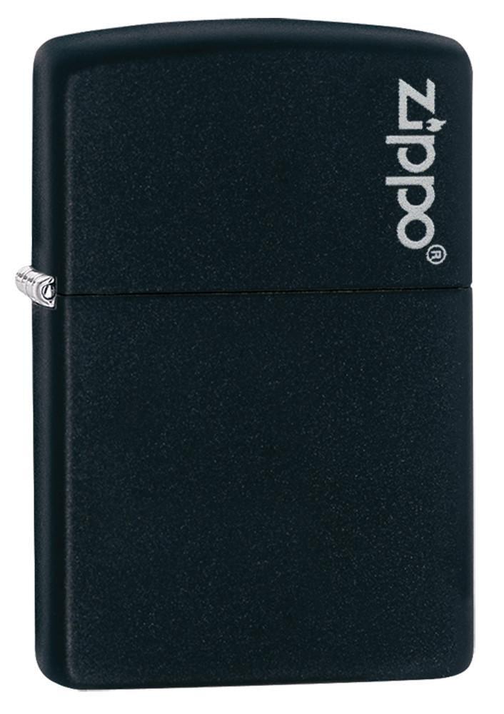 Zippo Logo Black Matte Windproof Pocket Lighter - image 1 of 7