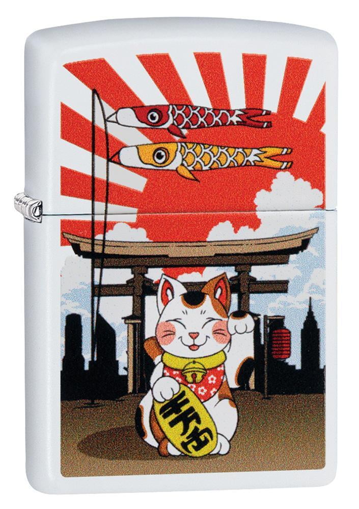 【お試し価格！】 Zippo-Lucky-Cat-Design-White- ポケモンカードゲーム