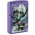 thumbnail image 1 of Zippo Luis Royo Purple Matte Pocket Lighter, 1 of 6