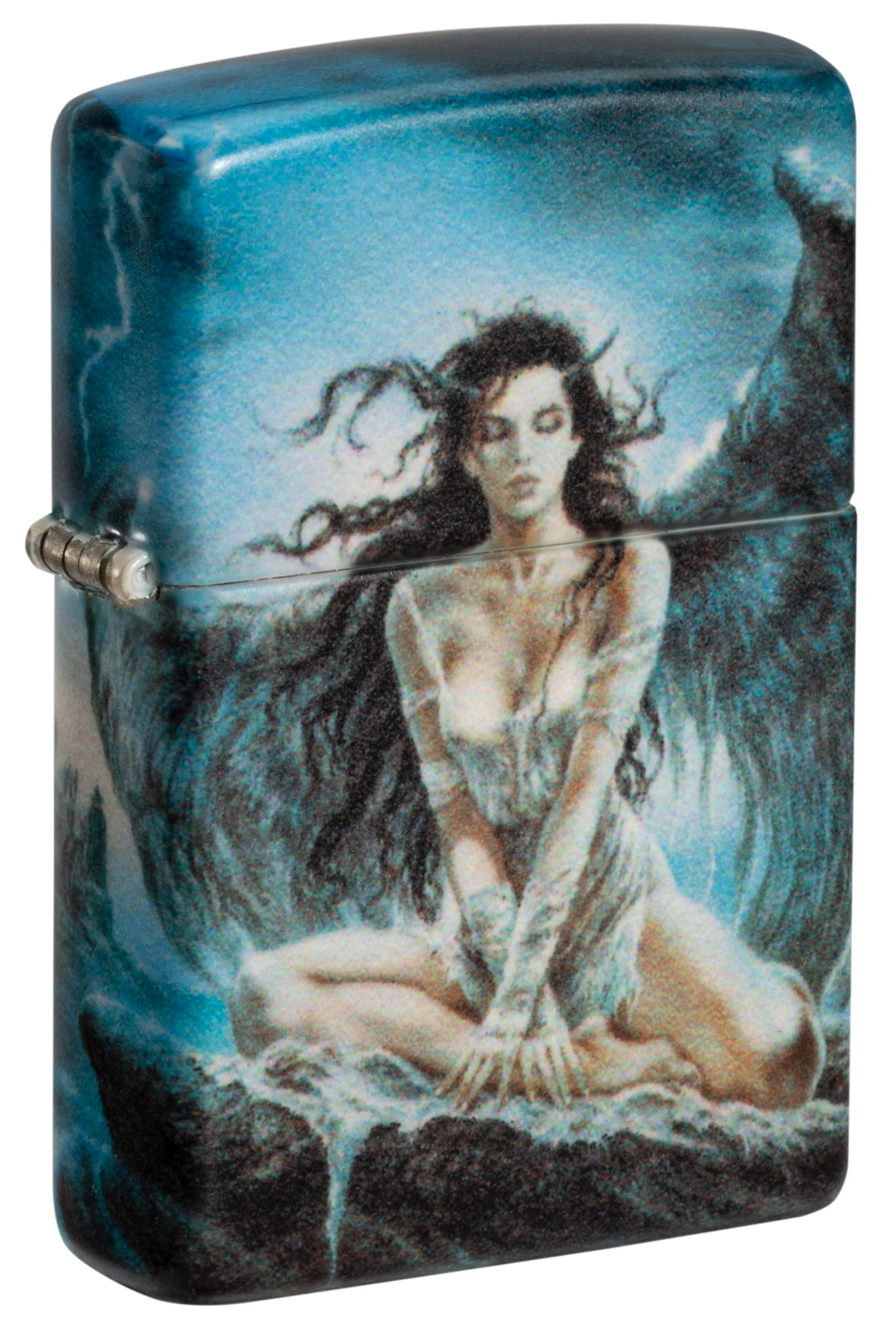 Zippo Luis Royo Woman Angel 540 Color Pocket Lighter
