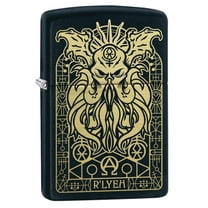 Zippo Monster Design Black Matte Pocket Lighter