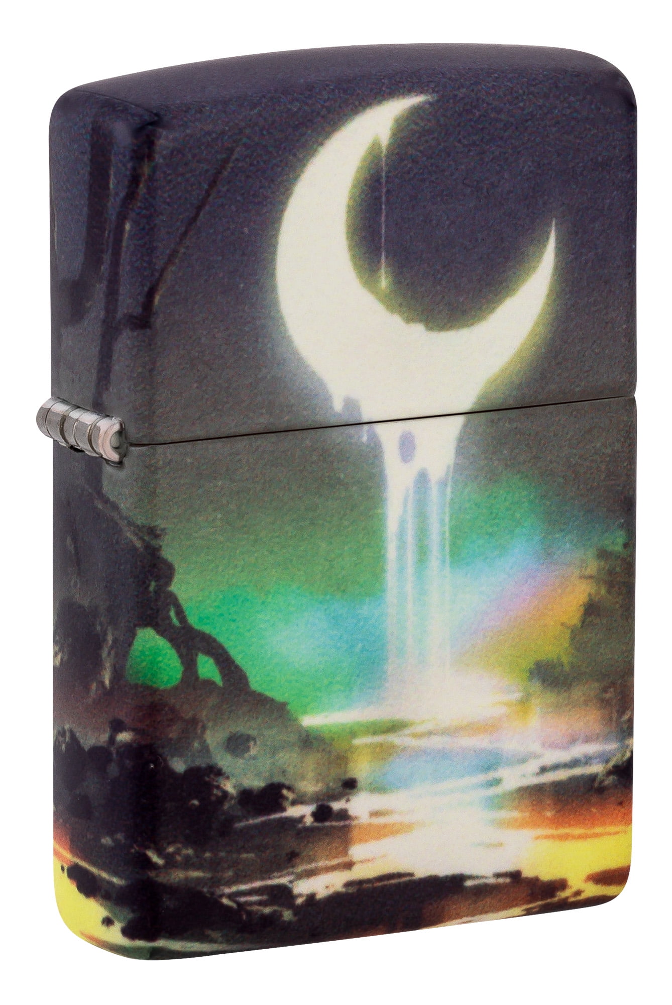 Zippo Moon Dream Design 540 Color Glow in the Dark Pocket Lighter