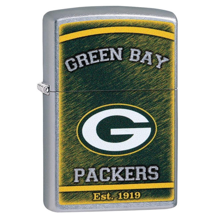 Zippo NFL Green Bay Packers Street Chrome Pocket Lighter - Walmart.com