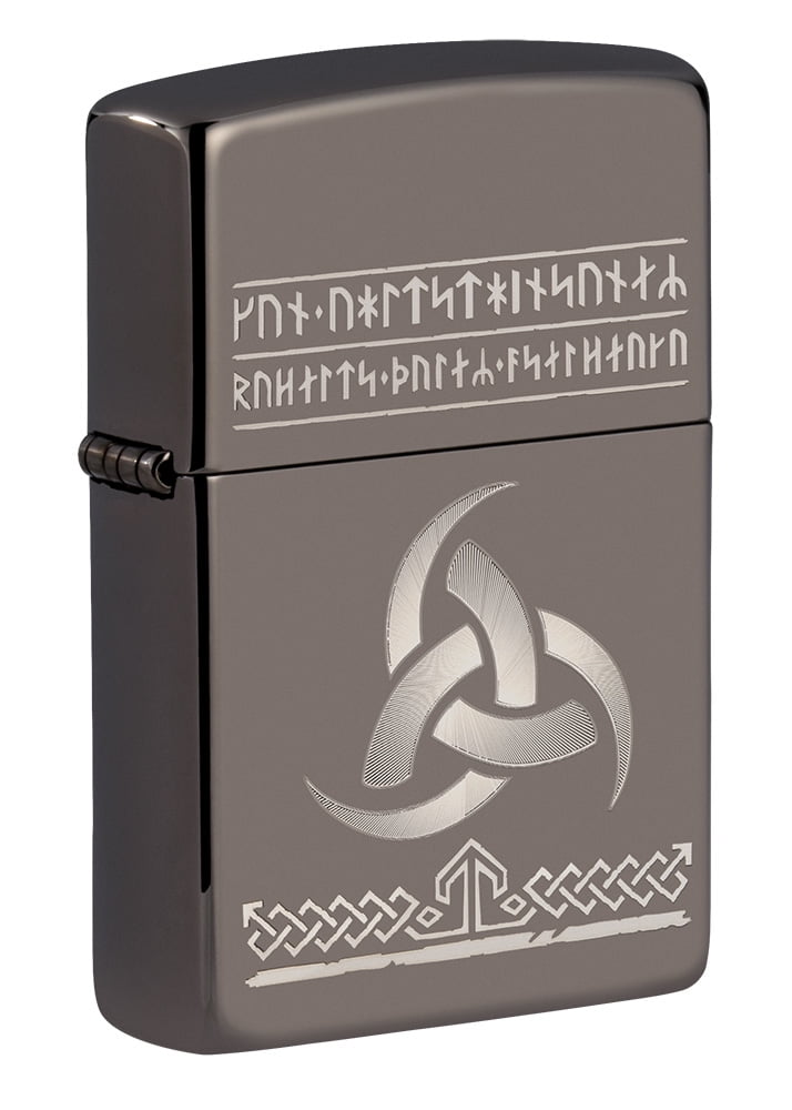 Zippo Odin Black Ice Pocket Lighter