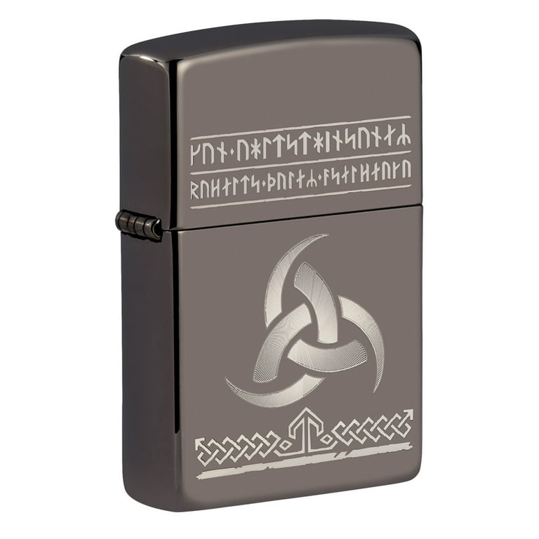Zippo Black Ice With Pipe Insert Combo - Buy Zippo In India With Engraving – LightMen - Foto 9