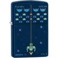 thumbnail image 1 of Zippo Pixel Game Design Matte Navy Windproof Pocket Lighter 49114, 1 of 4