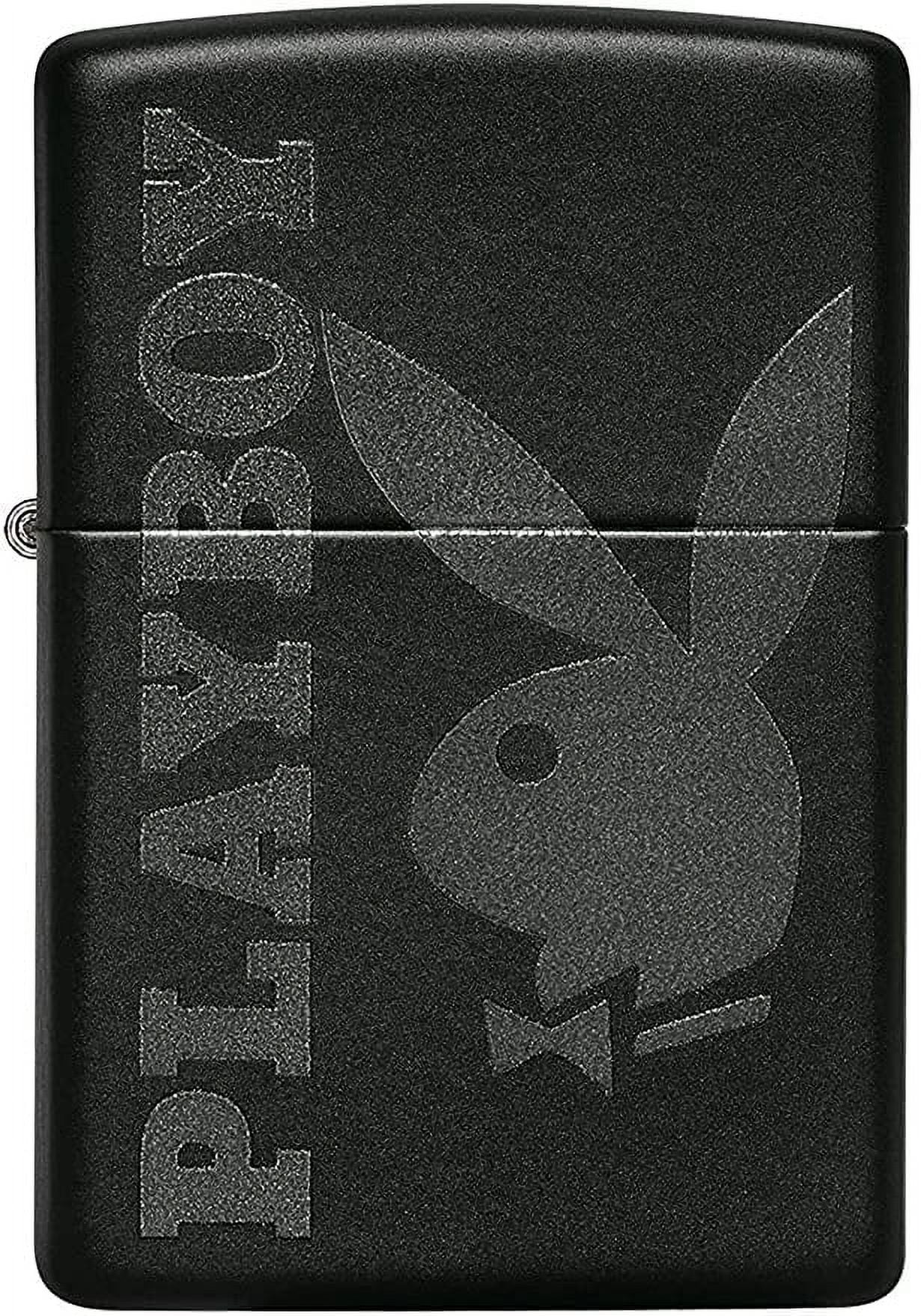 Zippo Playboy Black Matte Windproof lighter 49342