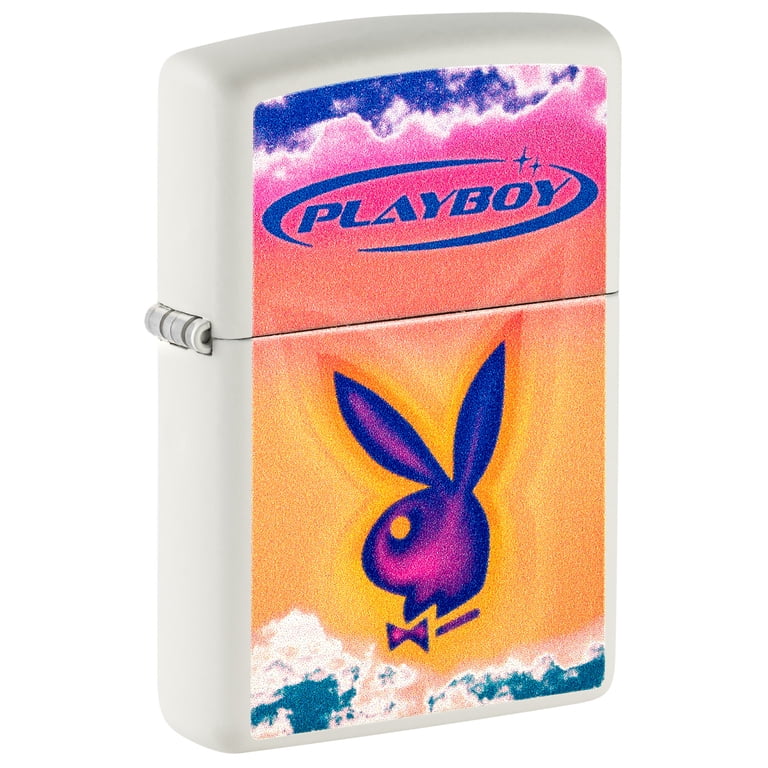Zippo Playboy White Matte Pocket Lighter - Walmart.com