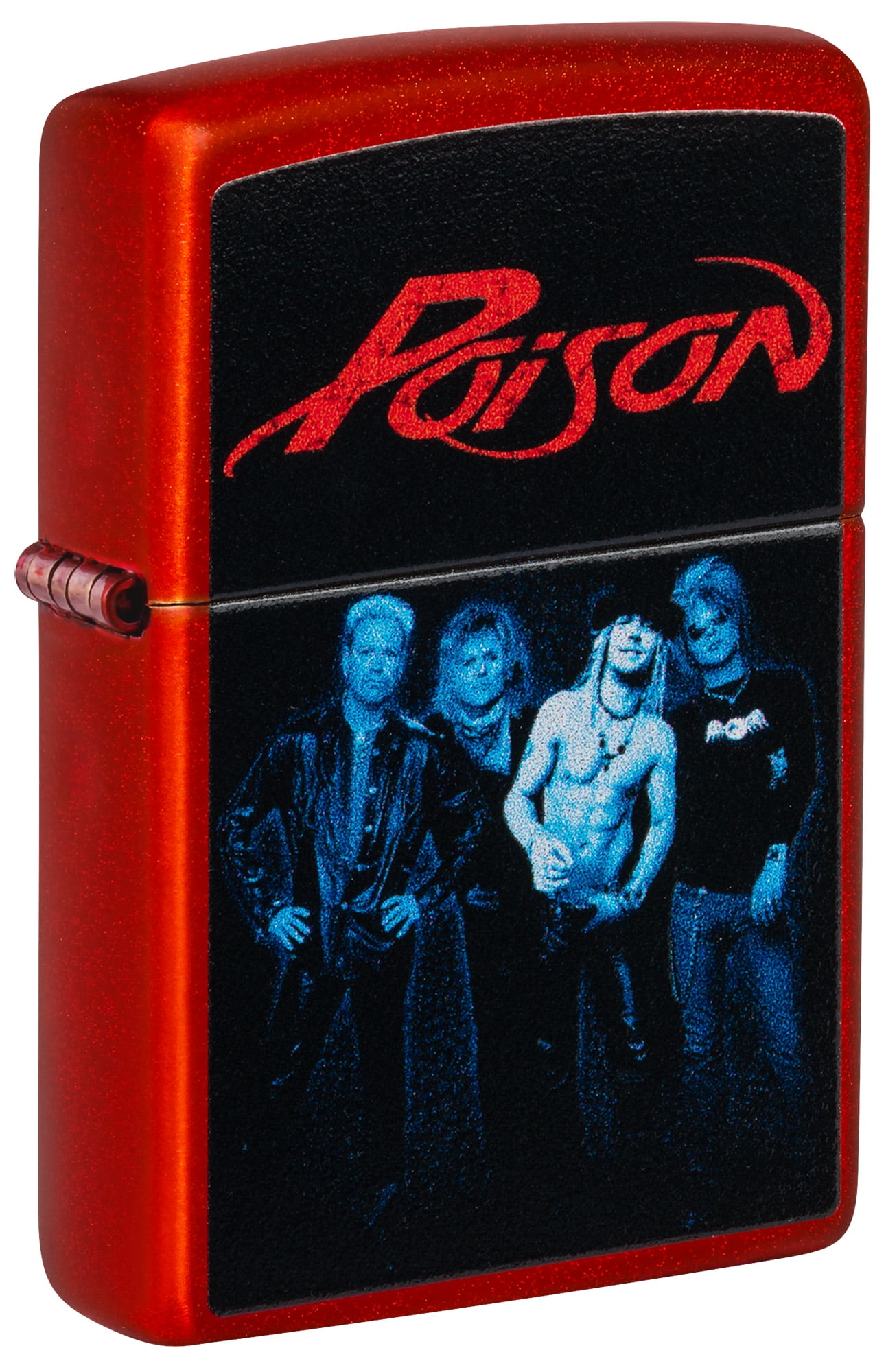 Zippo Poison Design Metallic Red Pocket Lighter