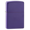 thumbnail image 1 of Zippo Purple Matte Pocket Lighter, 1 of 2