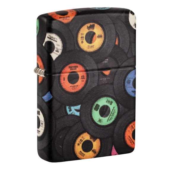 Zippo Records Design 540 Matte Pocket Lighter
