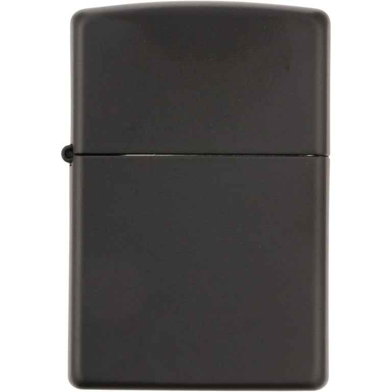 Zippo® Regular Black Matte Genuine Windproof Lighter - Walmart.com