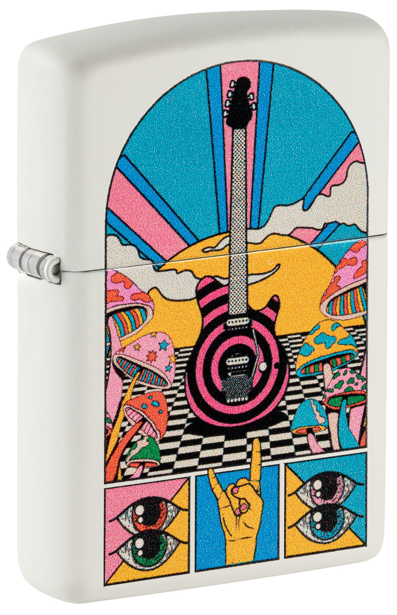 Zippo Retro Music Design White Matte Pocket Lighter - Walmart.com