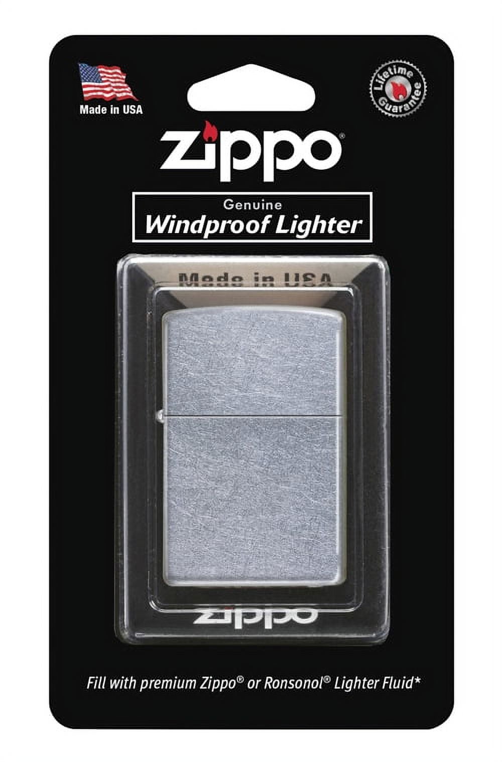 コレクション zippo  Wind proof Zippo Satin Chrome Blisterpack - Walmart.com