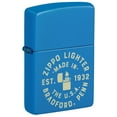 thumbnail image 1 of Zippo Seal Design Sky Blue Matte Pocket Lighter, 1 of 8
