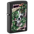 thumbnail image 1 of Zippo Skull Collage Design Black Matte Pocket Lighter, 1 of 1