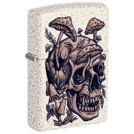 Zippo Skullshroom Design Mercury Glass Pocket Lighter