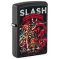 thumbnail image 1 of Zippo Slash Design Black Matte Pocket Lighter, 1 of 6