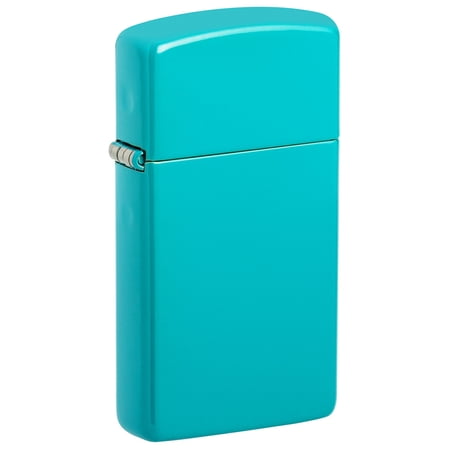 Zippo Slim Flat Turquoise Pocket Lighter