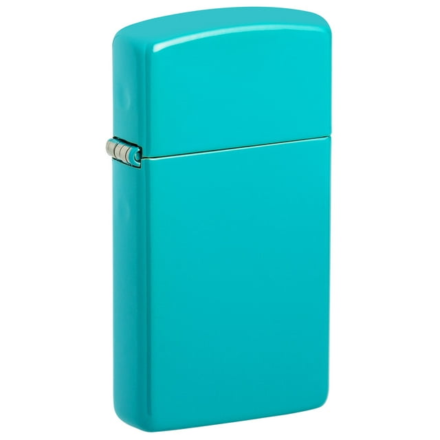 Zippo Slim Flat Turquoise Pocket Lighter