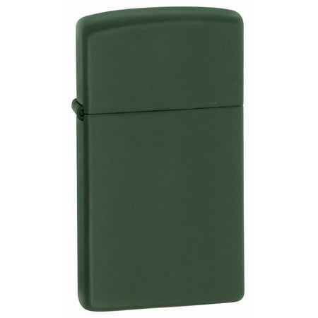 Zippo Slim Green Matte Pocket Lighter