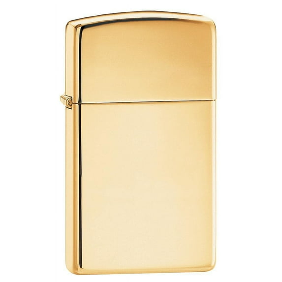 Zippo Slim High Polish Brass Pocket Lighter