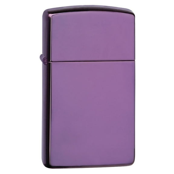 Zippo Slim High Polish Purple Pocket Lighter