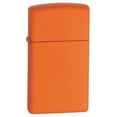 thumbnail image 1 of Zippo Slim Orange Matte Pocket Lighter, 1 of 37