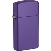 Zippo Slim Purple Matte Pocket Lighter