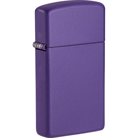Zippo Slim Purple Matte Pocket Lighter