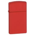 thumbnail image 1 of Zippo Slim Red Matte Pocket Lighter, 1 of 36