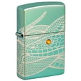 thumbnail image 1 of Zippo Snake Design High Polish Green Pocket Lighter, 1 of 9