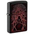 thumbnail image 1 of Zippo Spider Texture Print Design Black Matte Pocket Lighter, 1 of 7
