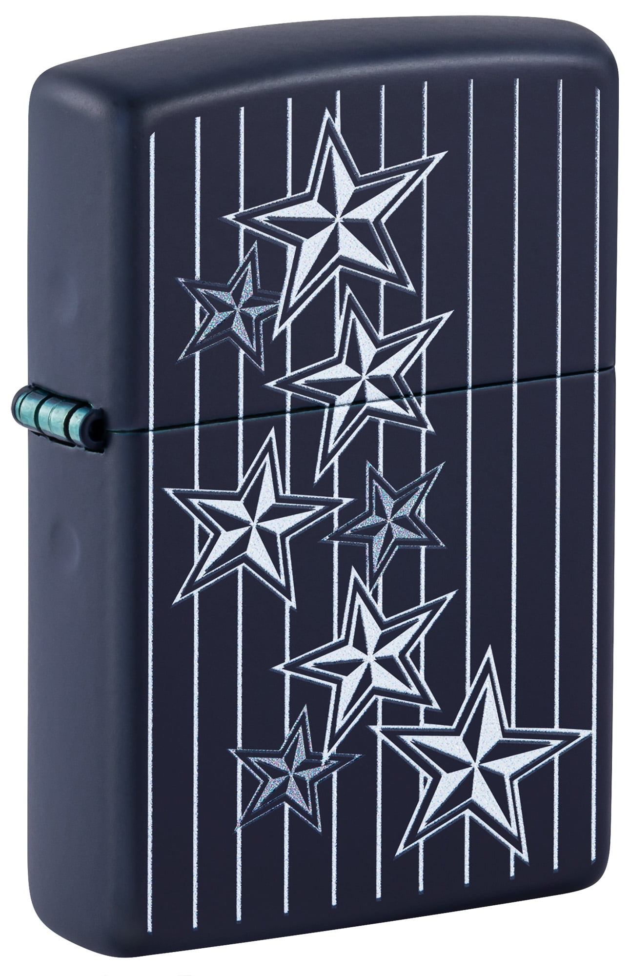 Zippo Star Design Navy Matte Pocket Lighter