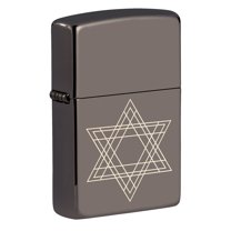 Briquet Zippo Armor Black Ice Reverse Carve Design - Garantie à Vie, Rechargeable, Clic Emblématique