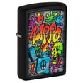 thumbnail image 1 of Zippo Street Art Design Black Matte Pocket Lighter, 1 of 4
